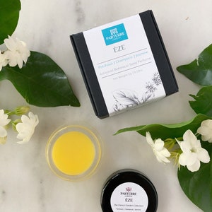 Èze Solid Perfume | Patchouli, Champaca, Jasmine | Natural, Botanical Fragrance | Desert Floral Parfum