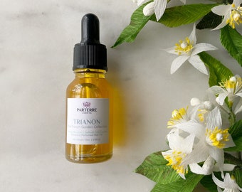 Trianon Perfumed Hair Oil | Orange Blossom, Daffodil, Clementine | Natural, Botanical Serum | Essential Oils, Jojoba, Rosehip, Argan, Cactus