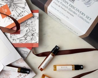 Earthy Eau de Parfum Discovery Set | Natural, Botanical Fragrance | Travel, Gift, Samples, Gender-Neutral
