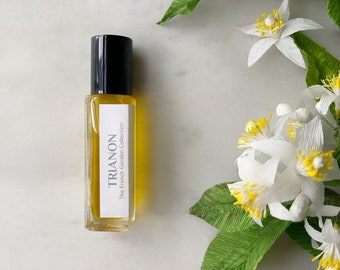 Trianon Perfume Oil | Orange Blossom, Daffodil, Clementine | Natural, Botanical Jojoba Oil Roll-On | Travel, Purse, Clutch, Gifts | Floral