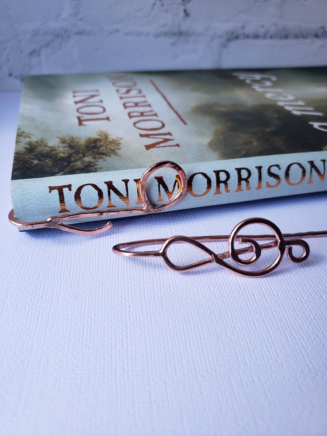 Notw Bookmark Musical Note Bookmark in Copper. Book Lover Gift - Etsy