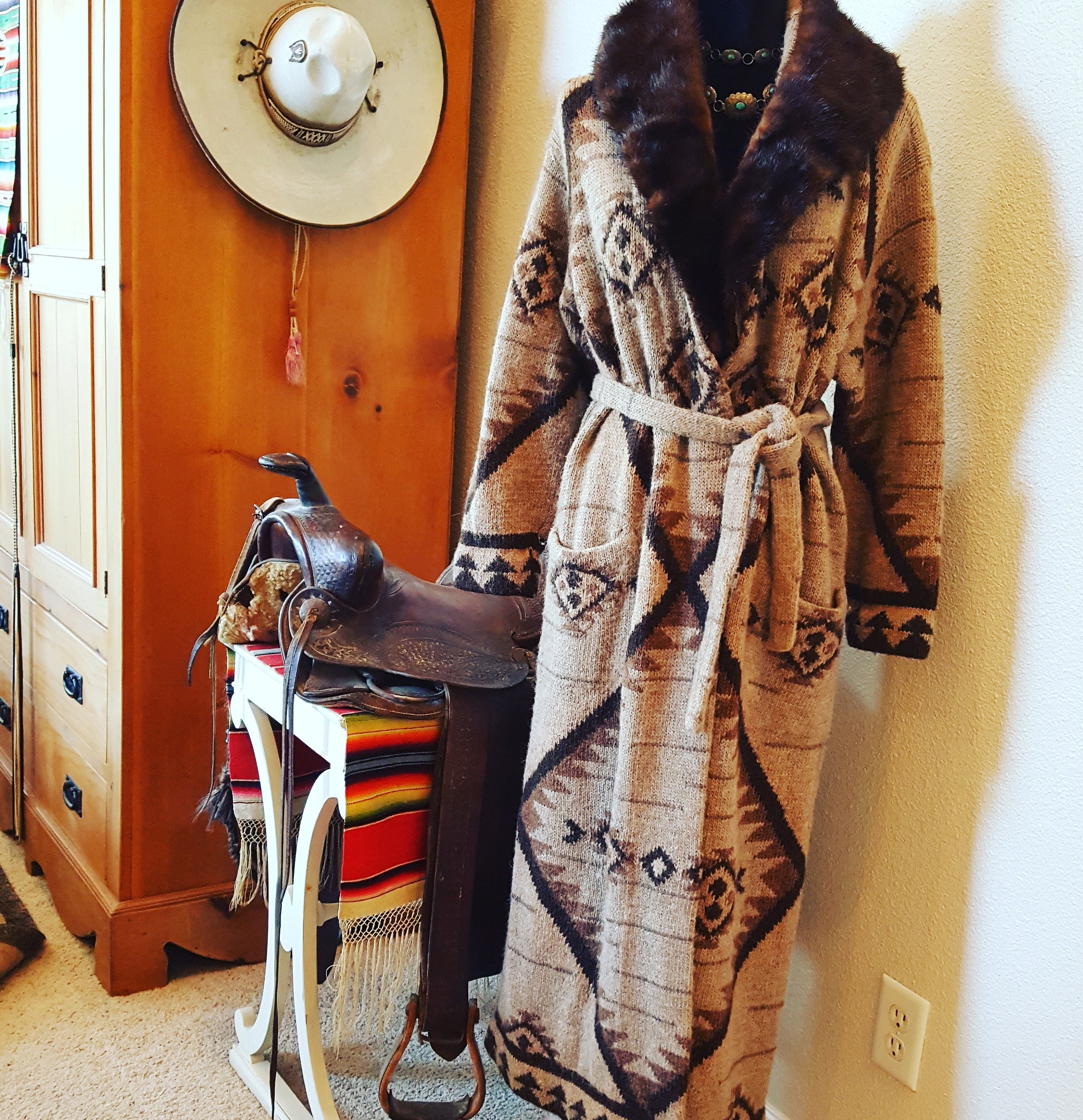 Vintage Ralph Lauren Sweater Coat 