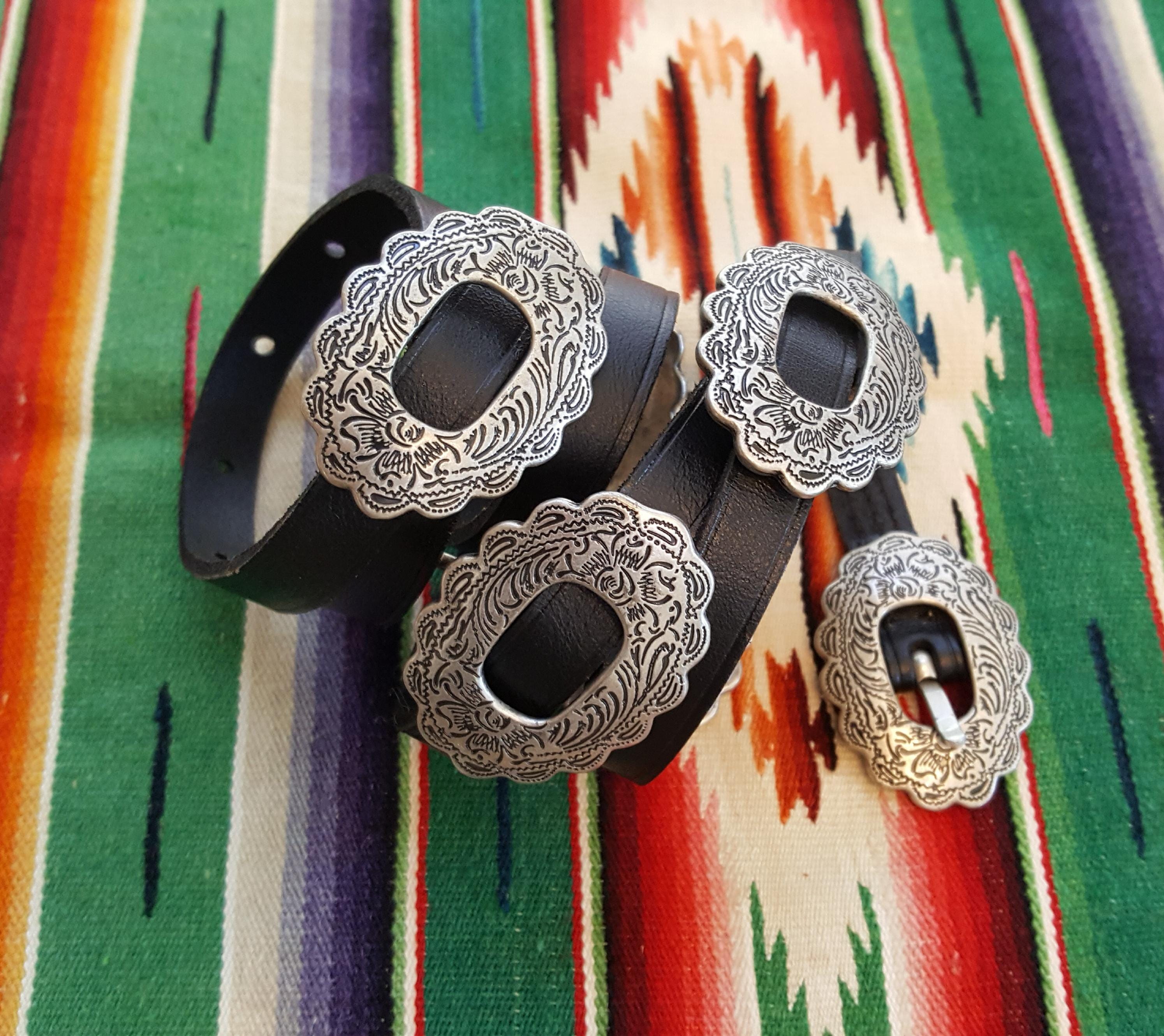 Ralph Lauren navajo コンチョ カービングレザーベルト M Ralph Lauren Concho Belt - Etsy