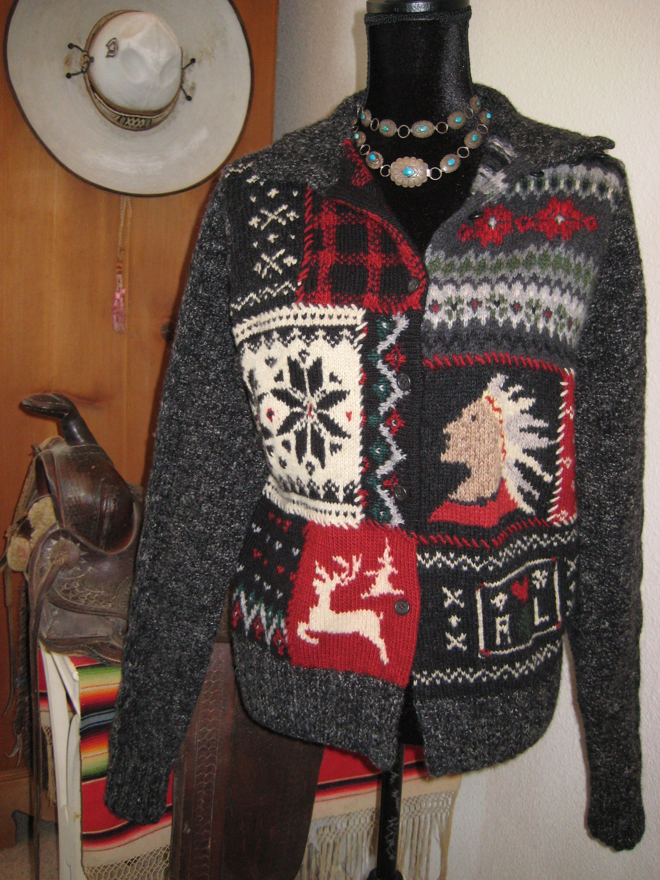 southwestern cardigan women's