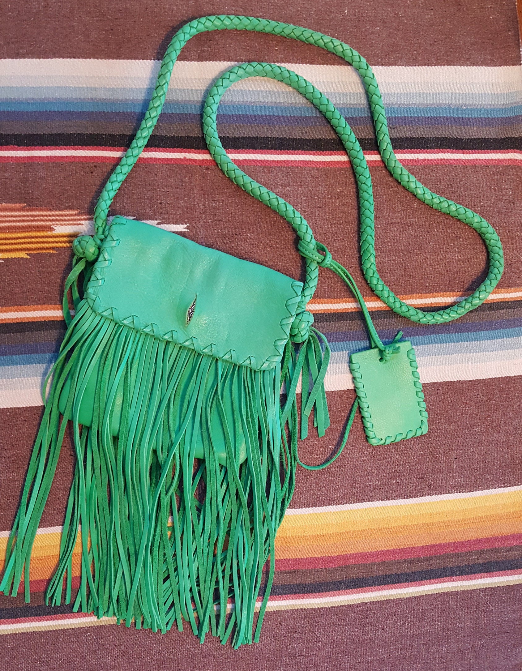 Ralph Lauren Leather Purse Western COLLECTION Southwestern Ralph Lauren Leather Purse Western COLLECTION Southwestern