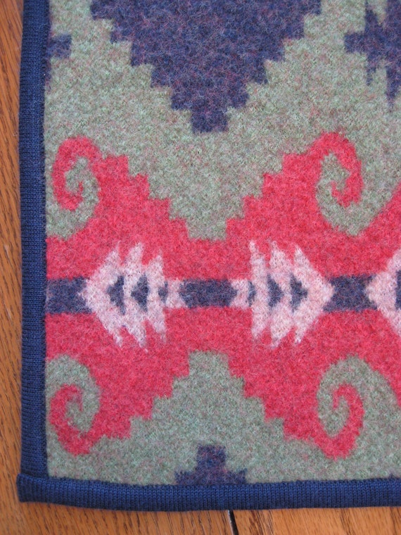 Ralph Lauren Poncho Wool Southwestern Western Azt… - image 5