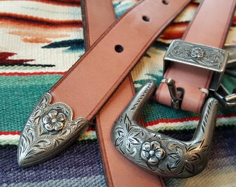 Vintage Ralph Lauren Brown Leather Woven Wide Belt 32”-37  display picture 1