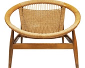 SALE Danish Mid Century Modern Easy Lounge Chair by Illum Wikkelso Ca. 1957