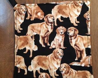 Golden Retriever Pot Holder Hot Pad
