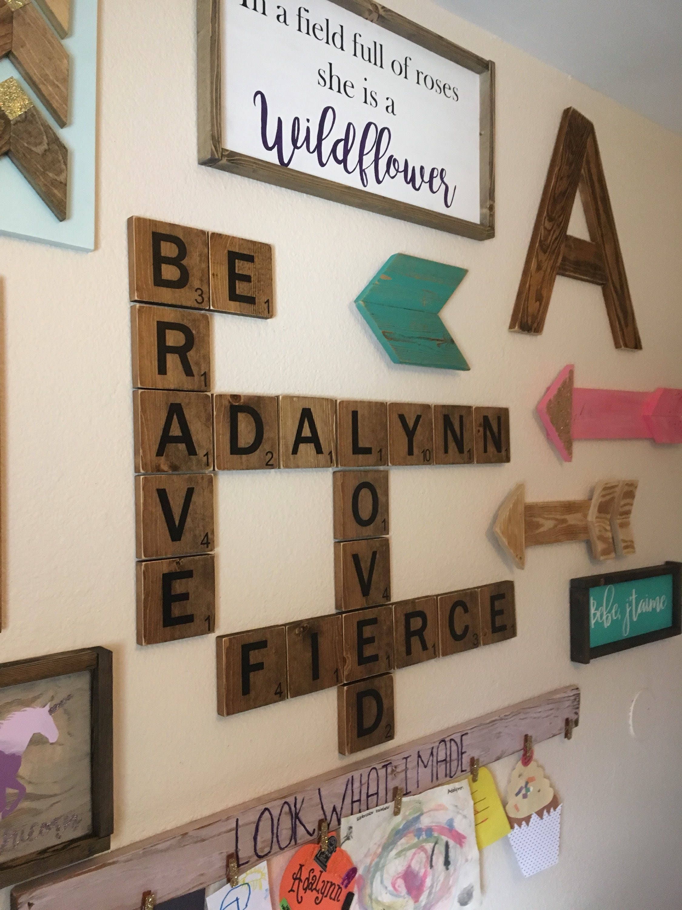 Crossword Name Tiles