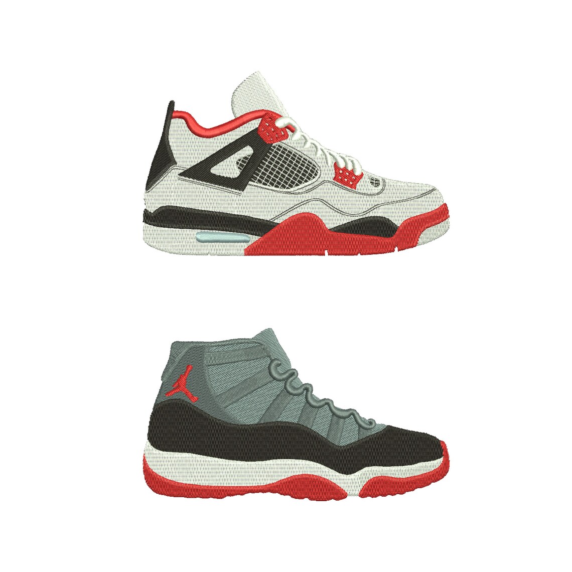 sneaker embroidery