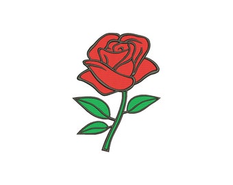 Embroidery Design Rose, Flowers Machine Design, Embroidery Designs Flowers,  Embroidery Designs for Brother Machine and Not Only, 5 Sizes - Etsy