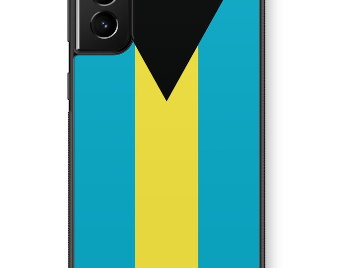 Flag of Bahamas Galaxy Note Protective Rubber TPU Phone Case Bahamian