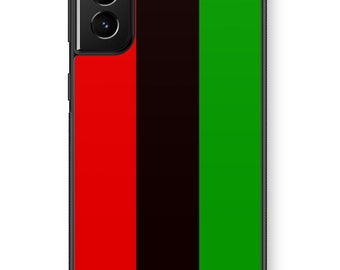 Pan African Flag Galaxy Note Protective Rubber TPU Phone Case