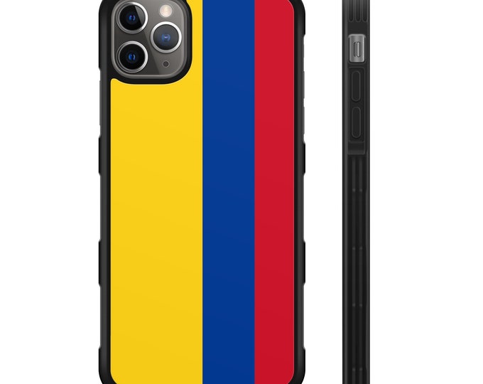 Flag of Colombia iPhone Hybrid Rubber Protective Case Colombian