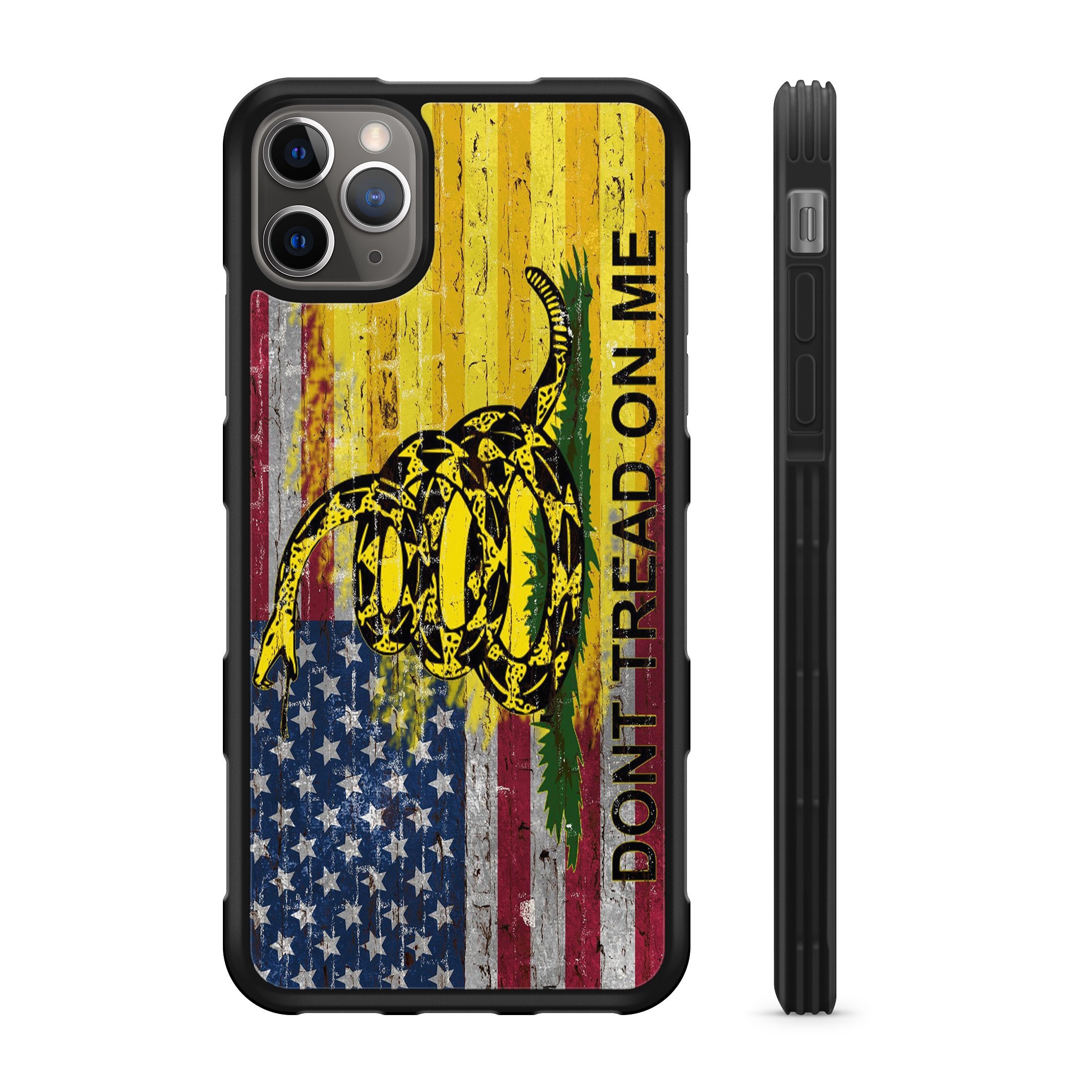 American Gadsden Flag Brick Wall iPhone Hyper Shock Protective Rubber