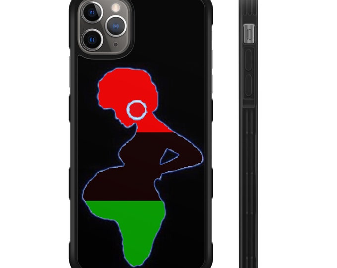 Mother Africa iPhone Galaxy Note Protective Hybrid Rubber Phone Case