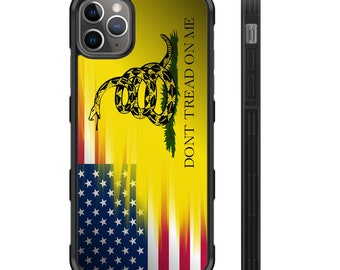 American Gadsden Flag iPhone Hyper Shock Protective Rubber TPU Phone Case