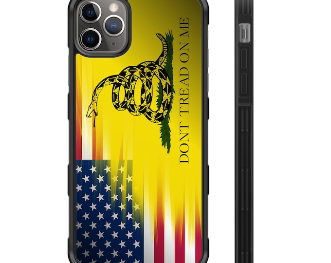 American Gadsden Flag iPhone Hyper Shock Protective Rubber TPU Phone Case