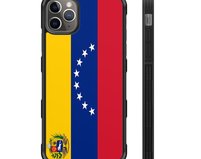 Flag of Venezuela iPhone Hybrid Rubber Protective Phone Case Venezuelan