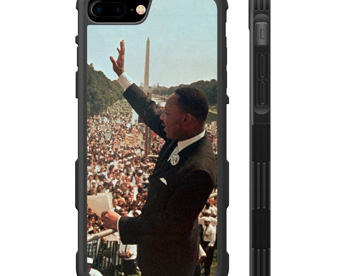 Dr Martin Luther King iPhone Hyper Shock Protective Rubber Phone Case I have a dream speech