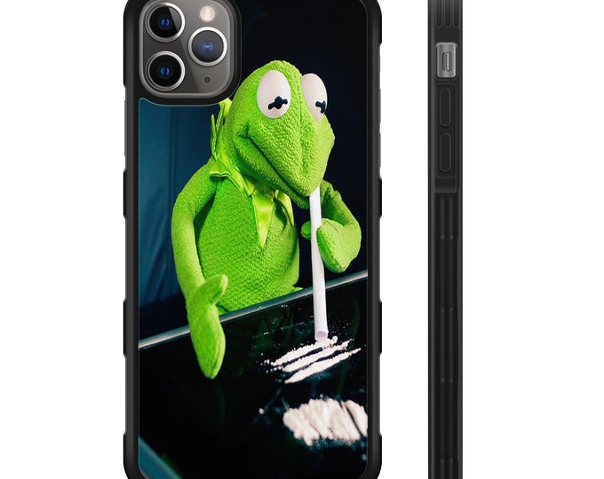 The Frog on Cocaine Hybrid Rubber Protective Phone Case