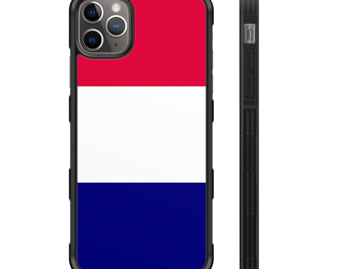 French Flag iPhone Hybrid Rubber Protective Case France