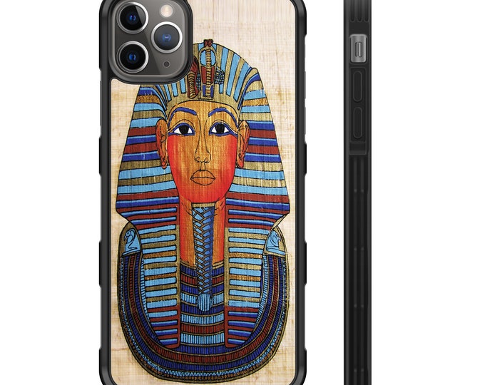 Egyptian Pharaoh iPhone Galaxy Note HTC LG Hybrid Rubber Protective Case