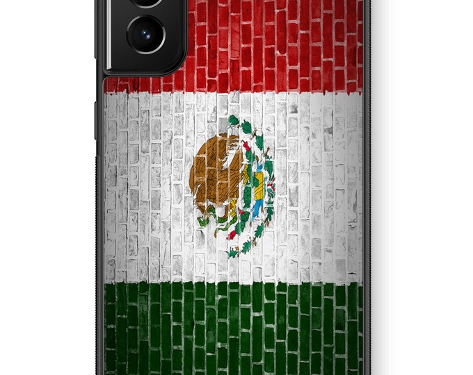 Mexico Brick Wall Flag Galaxy Note Protective TPU Rubber Phone Case