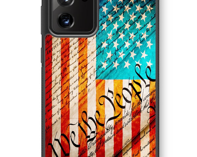 United States Constitution Samsung Galaxy Note Protective Rubber Phone Case