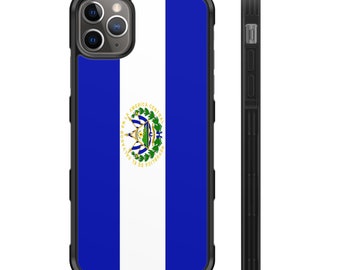 El Salvador Flag iPhone Hyper Shock Protective TPU Phone Case Salvadoreños