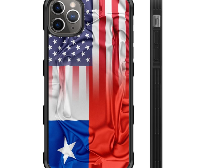 Flag of Chile iPhone Hybrid Rubber Protective Case Chilenos