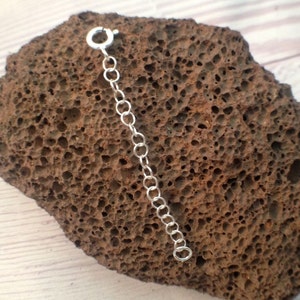 Jewelry Extender / Add On extension Sterling Silver chain Extender / Necklace Extender / Bracelet Extender / Anklet extender / 2 inches long