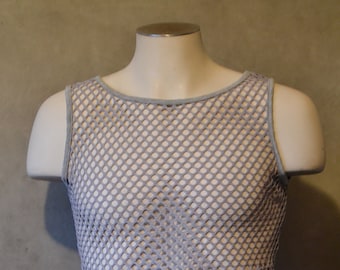 Mesh Cropped Tank Top