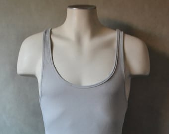 Men's Grey Thong Body Suit