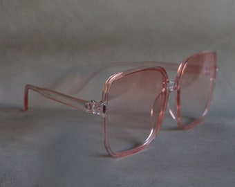 Pink Seventies Inspired Sunglasses
