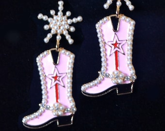 Cowgirl Boot Earrings