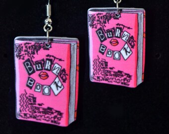 Mean Girls Burn Book Earrings