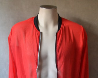 Thin Zip Up Athletic Jacket