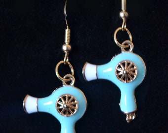 Retro Blow Dryer Earrings