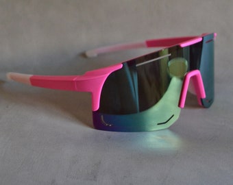 Hot Pink Sporty Sunglasses