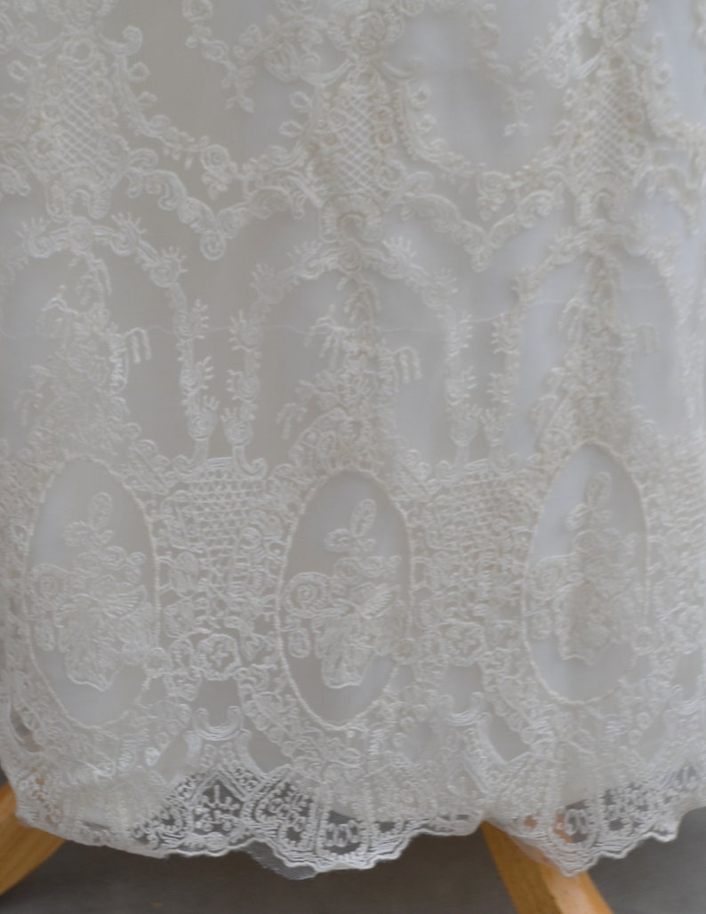 Beautiful White Lace Halter Dress with Unique Back Detail
