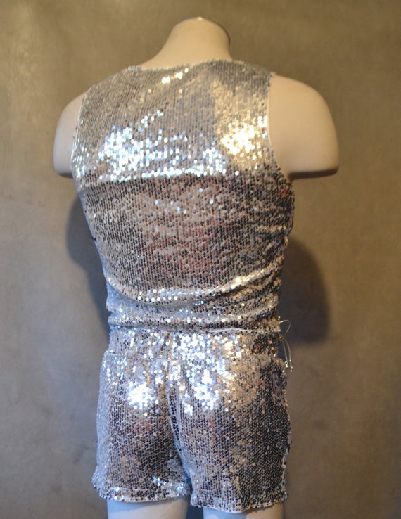Matching Sequins Tank Top and Short Set - image 2