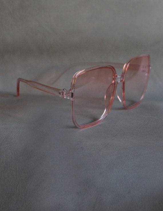 Pink Seventies Inspired Sunglasses