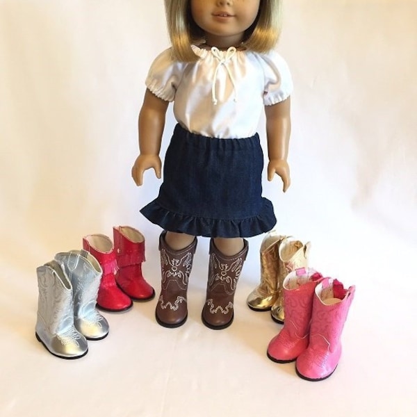 Doll Cowboy Boots - Etsy