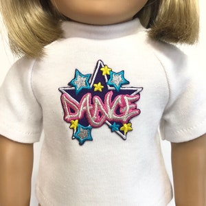 Dance Shirt for American Girl Doll and 18-inch Doll Dance Top - Doll Dancing Shirt - Doll Dance Shirt