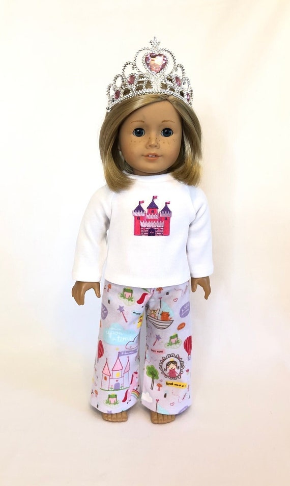 Princess Pajamas for American Girl Doll & 18-inch Doll Princess