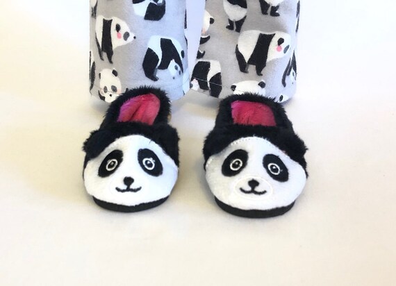 Children's Cartoon Panda Winter Slippers Plush Animal Warm Cotton Shoes For  Boys And Girls Indoor Household Fluffy Slippers | Fruugo NO