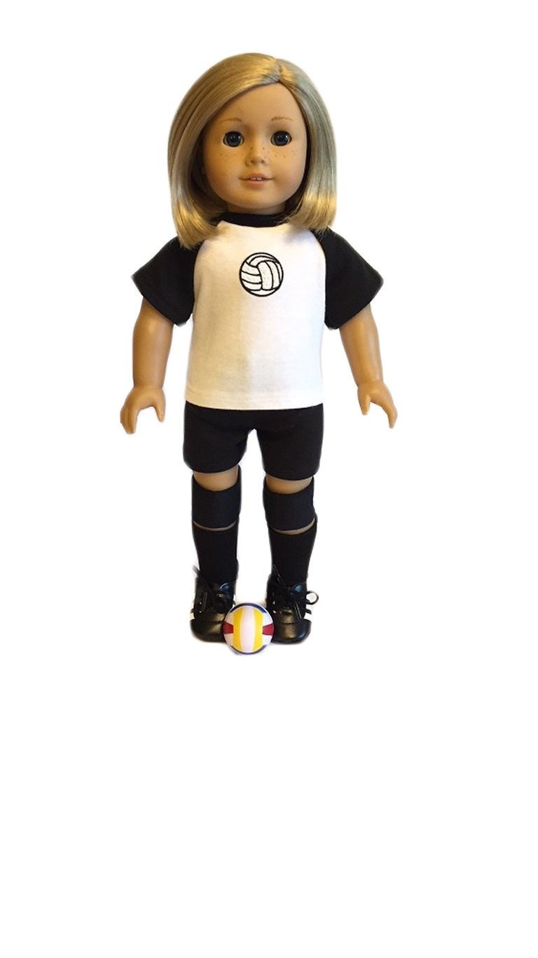 Volleyball Uniform 6piece Set for American Girl Doll and Etsy