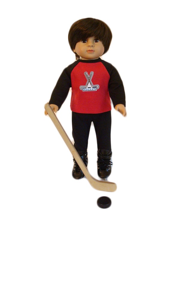 american girl doll hockey set